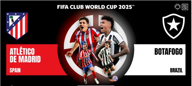 Atletico Madrid vs Botafogo – Soi kèo hôm nay 02h00 24/06/2025 – FIFA Club World Cup 2025