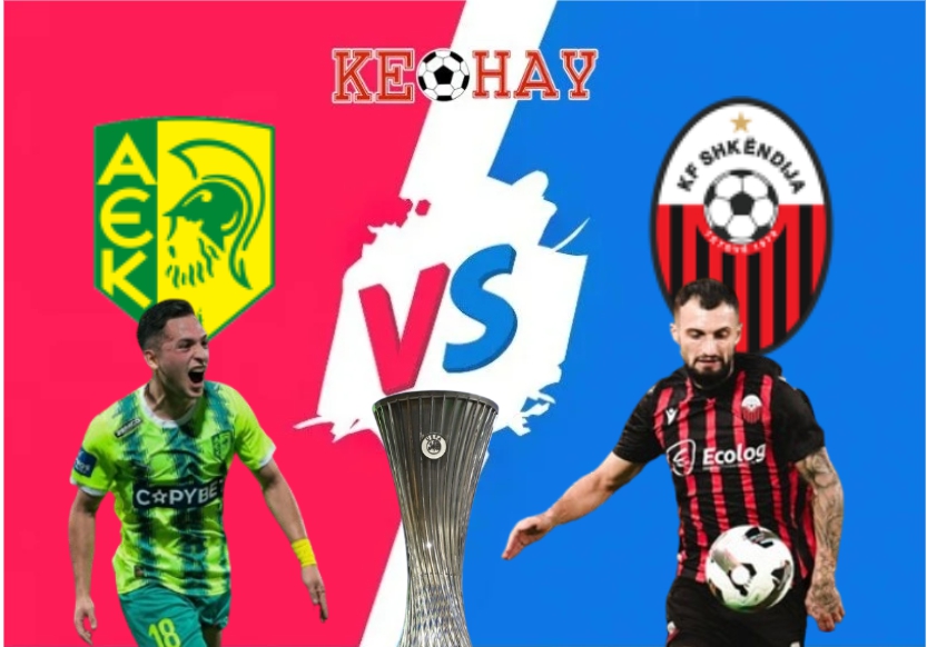 AEK Larnaca vs Shkendija – Soi kèo hôm nay 03h00 19/12/2025 – Conference League